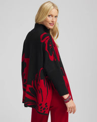 Chico's - Floral Poncho