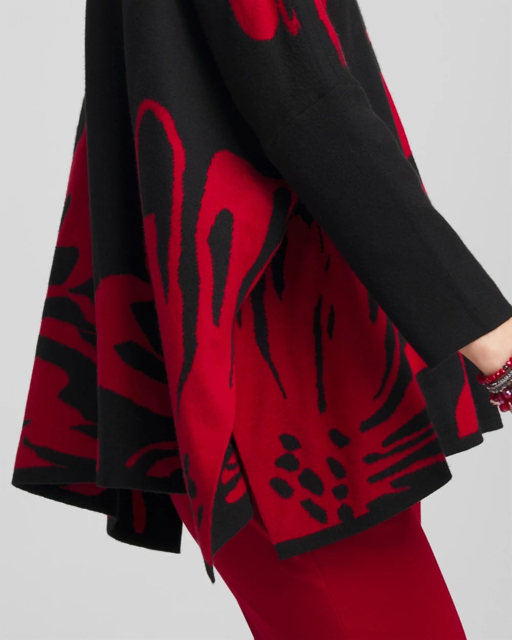 Chico's - Floral Poncho