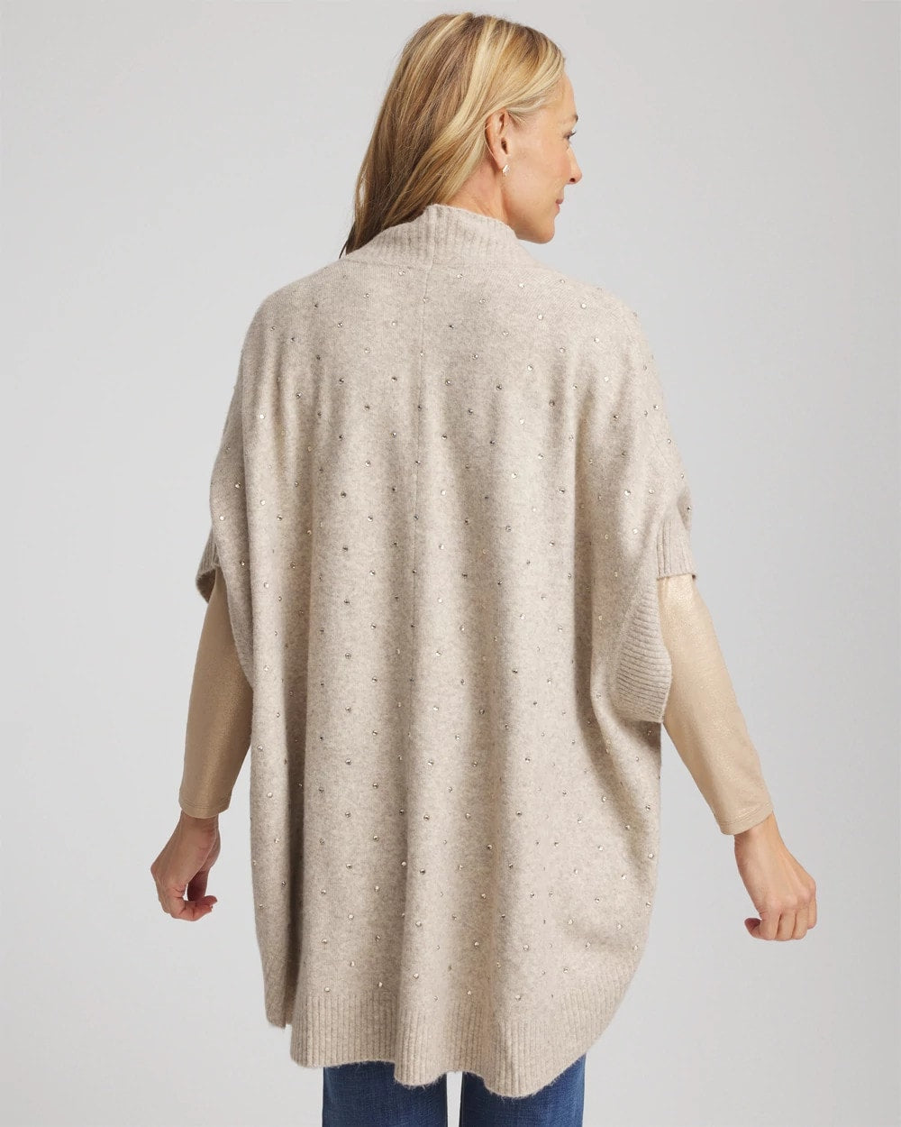 Chico's - Embellished Cocoon Ruana