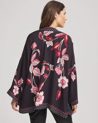 Chico's - Short Floral Kimono