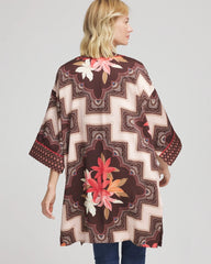 Chico's - Long Mixed-Print Kimono