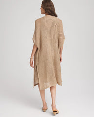 Chico's - Crochet-Knit Sequins Ruana