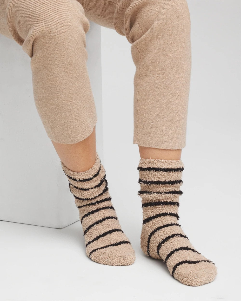 Chico's - Striped Cozy Socks