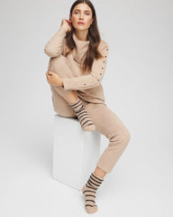 Chico's - Striped Cozy Socks