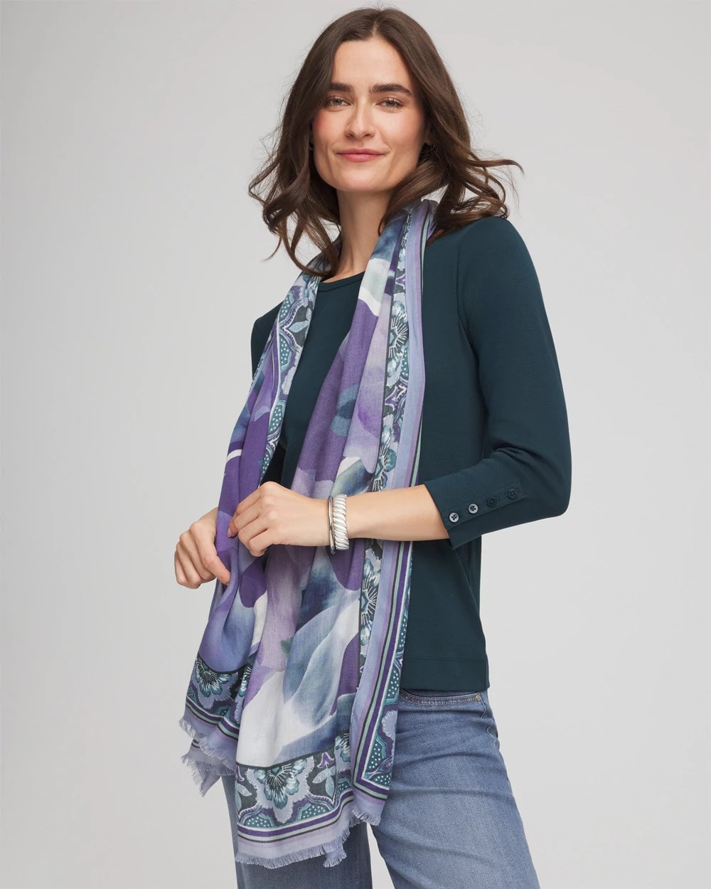 Chico's - Artist Garden Oblong Scarf