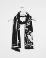 Chico's - Floral Woven Oblong Scarf