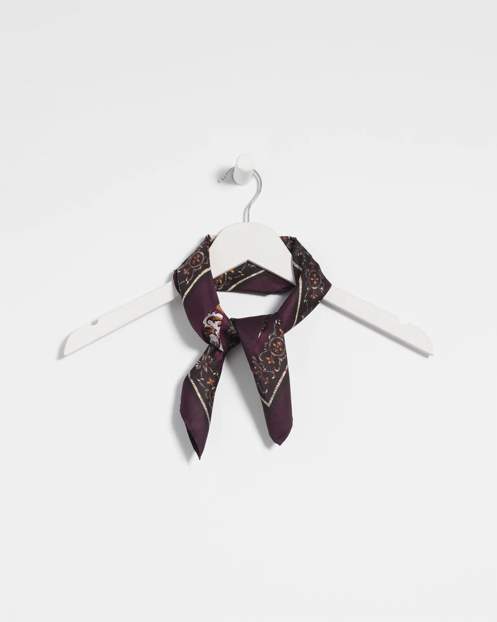 Chico's - Frosty Floral Square Neckerchief Scarf