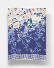 Chico's - Colorblock Floral-Print Oblong Scarf