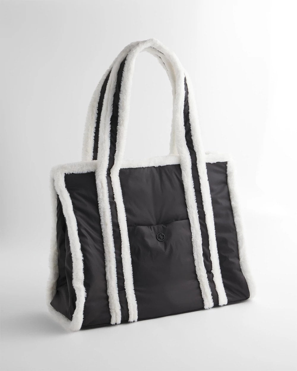 Chico's - Faux Fur Sporty Tote Bag