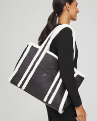 Chico's - Faux Fur Sporty Tote Bag