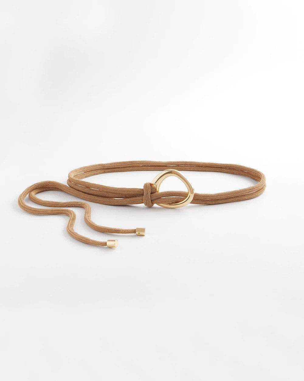 Chico's - Neutral Goldtone Rope Belt