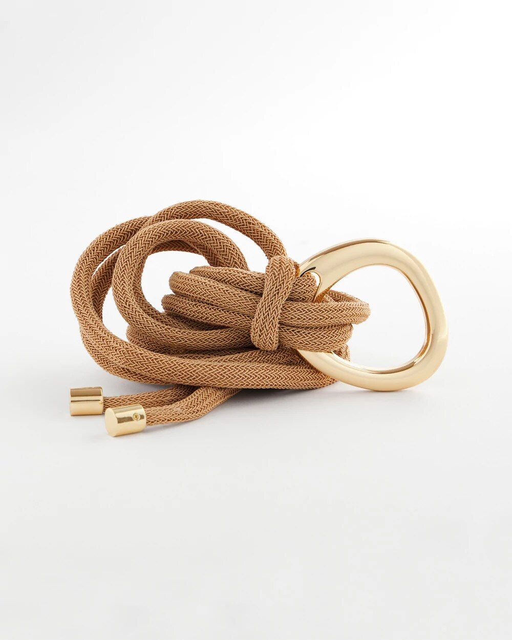 Chico's - Neutral Goldtone Rope Belt