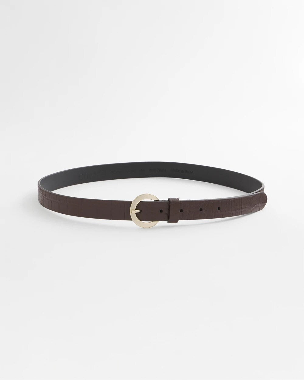 Chico's - Crocodile Motif Trouser Belt