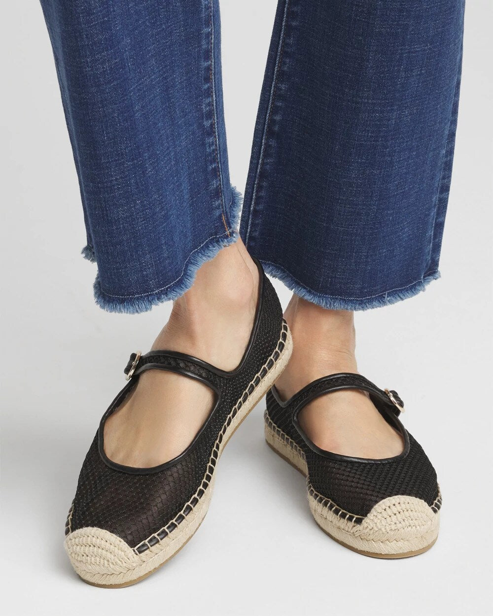 Chico's - Eliana Mesh Mary Jane Espadrille