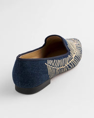 Chico's - Peacock Embroidered Flats