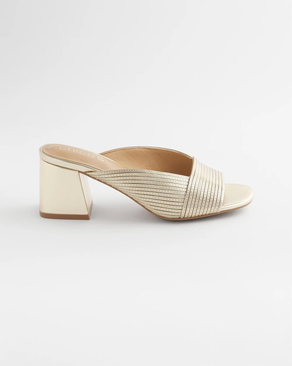 Chico's - Vinia Metallic Rope Block Heels