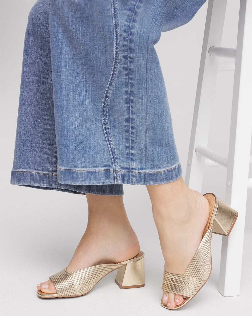 Chico's - Vinia Metallic Rope Block Heels