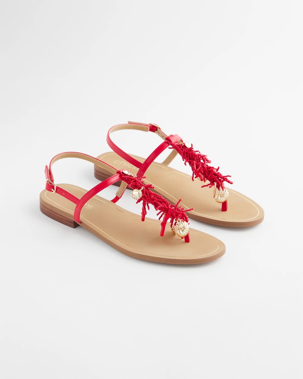 Chico's - Coral Beach T-Strap Sandals