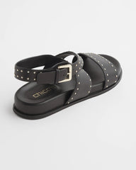 Chico's - Black Leather Sandals