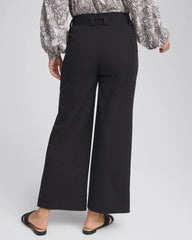 Chico's - Petite Belted Twill Utility Cropped Pants