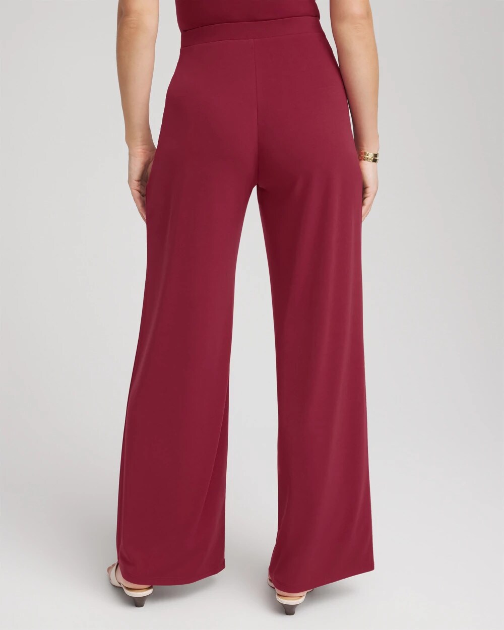 Chico's - Petite Travelers™ Knit Wide-Leg Pants