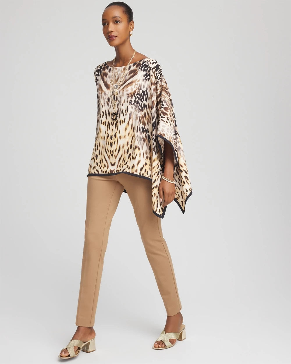 Chico's - Petite Juliet Slim Trim Detail Ankle Pants