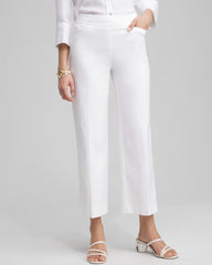 Chico's - Petite Brigitte Wide Leg Cropped Pants