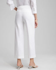 Chico's - Petite Brigitte Wide Leg Cropped Pants