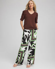 Chico's - Petite Printed Silky Soft Pants
