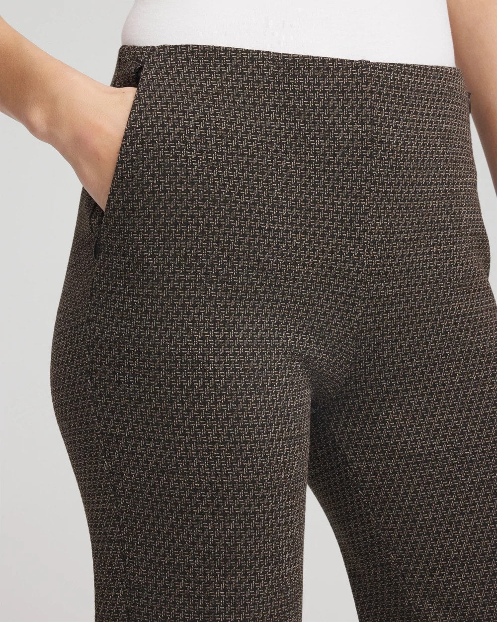 Chico's - Juliet Jacquard Full-Length Ponte Pants