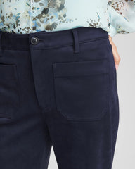Chico's - Petite Faux Suede Bootcut Ankle Pants