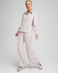 Chico's - Petite Sequin Wide Leg Pant