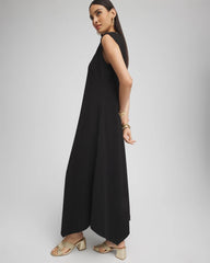 Chico's - Petite Trapunto Placket Midi Dress