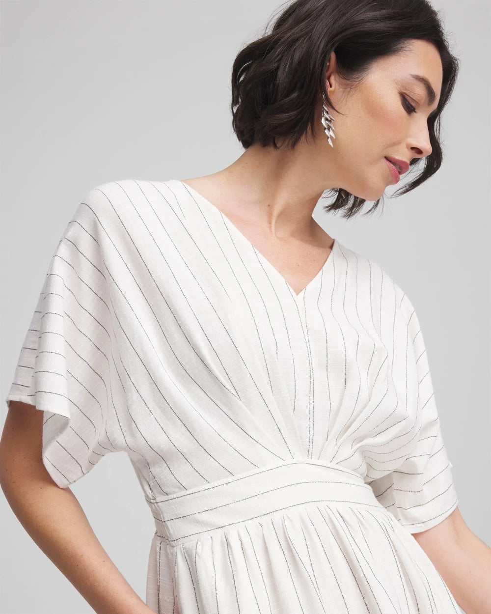 Chico's - Metallic Striped Maxi Dress
