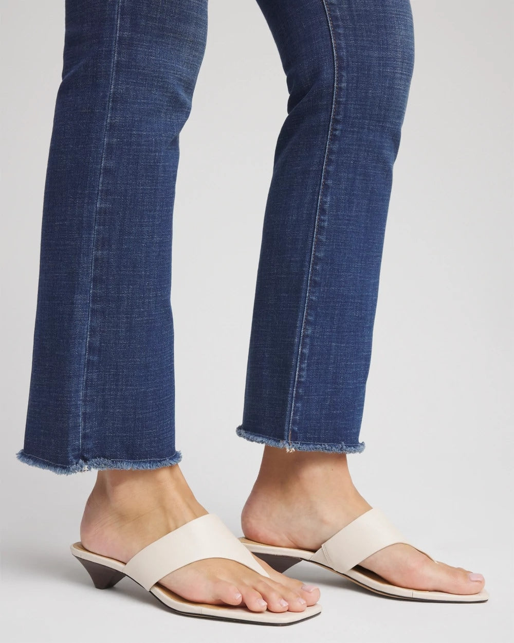 Chico's - Petite Girlfriend Fray Hem Kick Flares