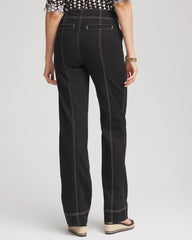 Chico's - Petite Pull-On Wide-Leg Jeans