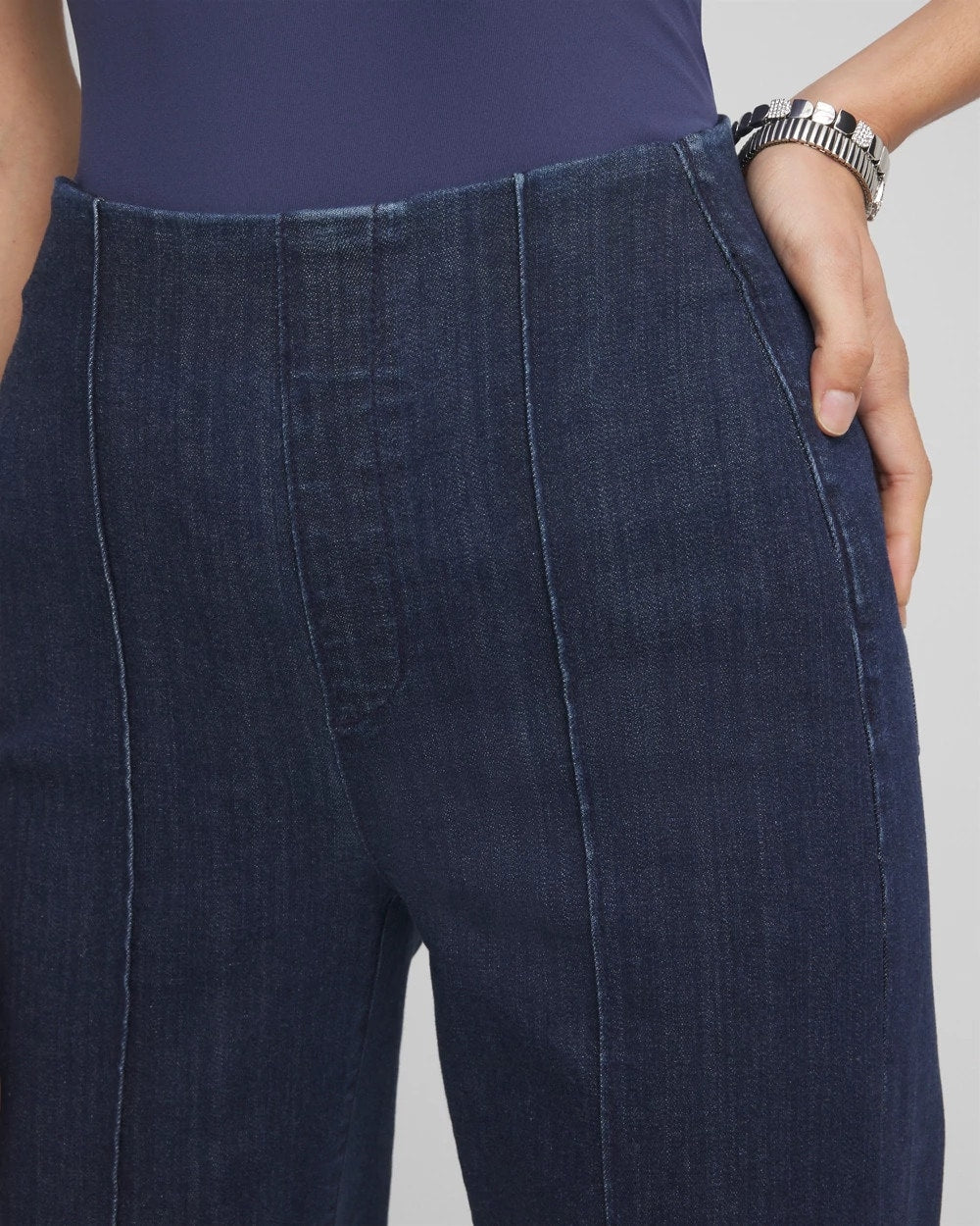 Chico's - Petite Pull-On Wide-Leg Trouser Jeans