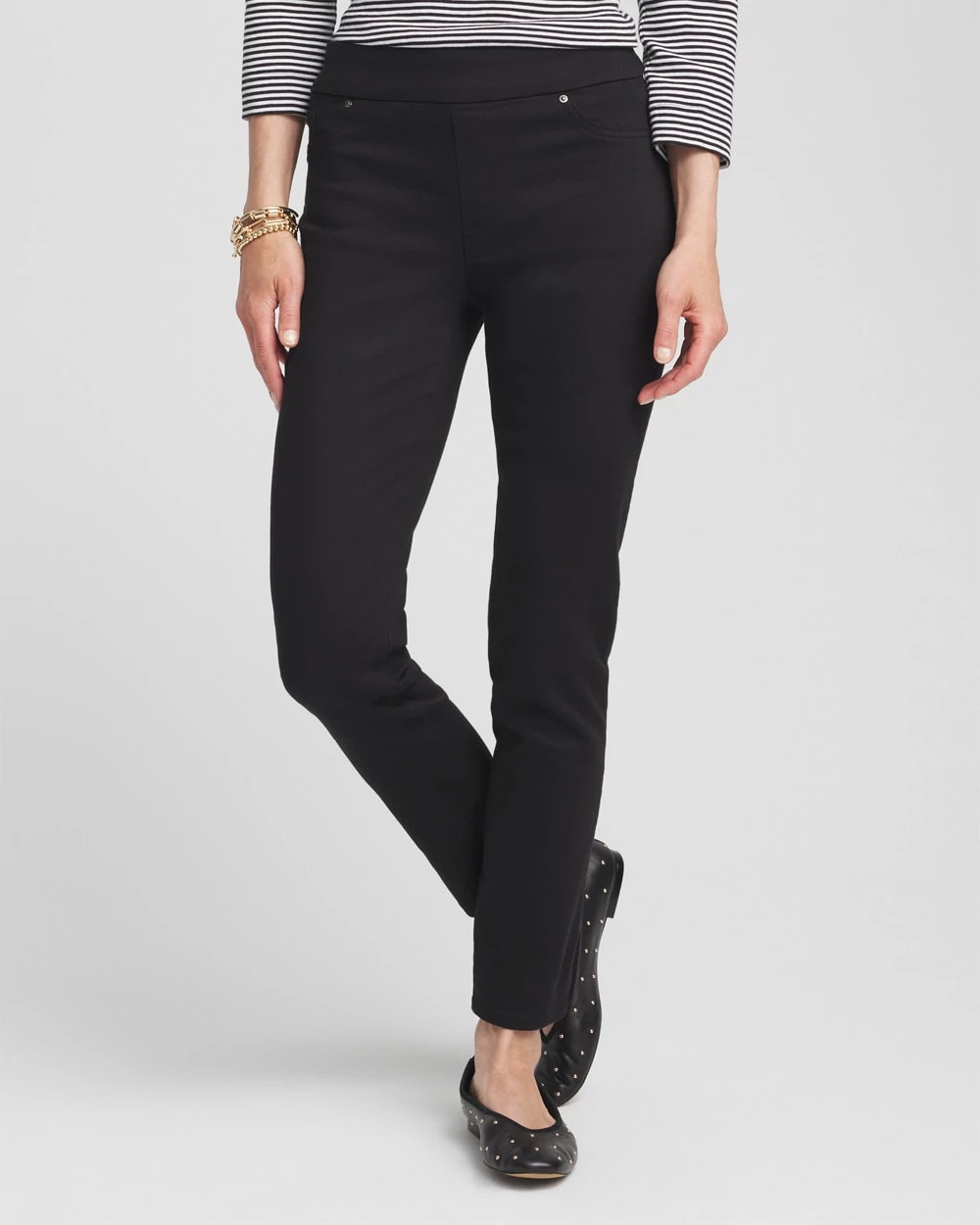 Chico's - Denim Pull-On Ankle Jeggings