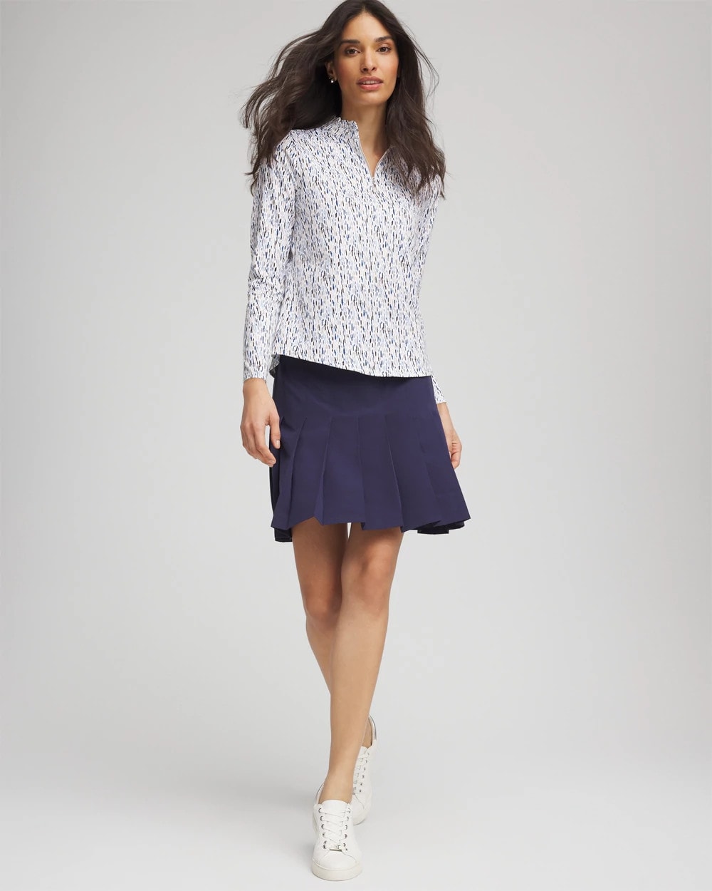 Chico's - Zenergy® UPF Rice Ruffle Top