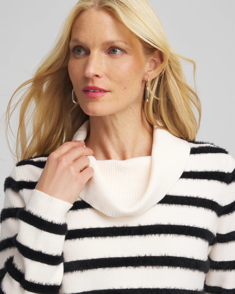 Chico's - Zenergy® Luxe Eyelash Striped Sweater