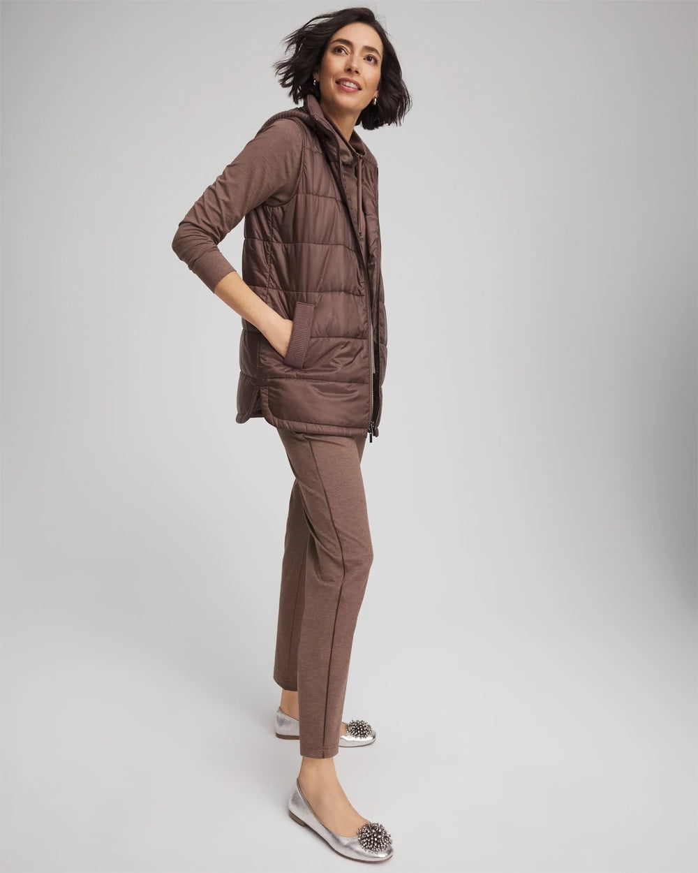 Chico's - Zenergy® Quilted Hooded Vest