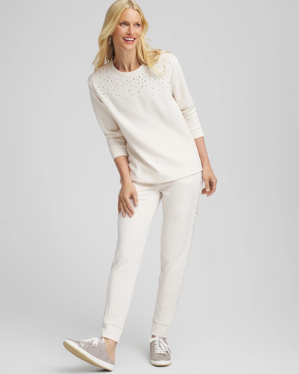 Chico's - Zenergy® Rhinestone Pullover Top