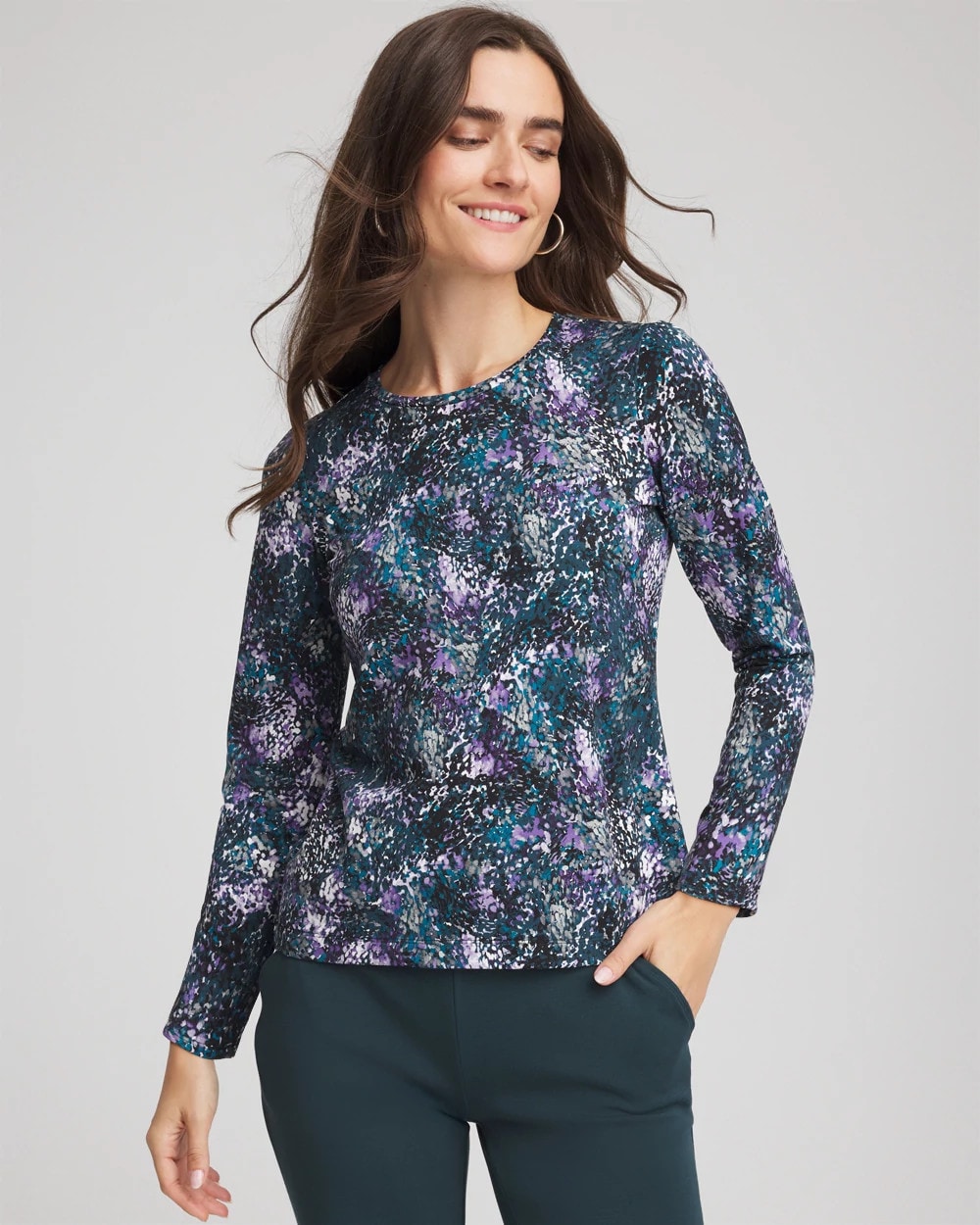 Chico's - Zenergy® Soft Brushed Scattered Top