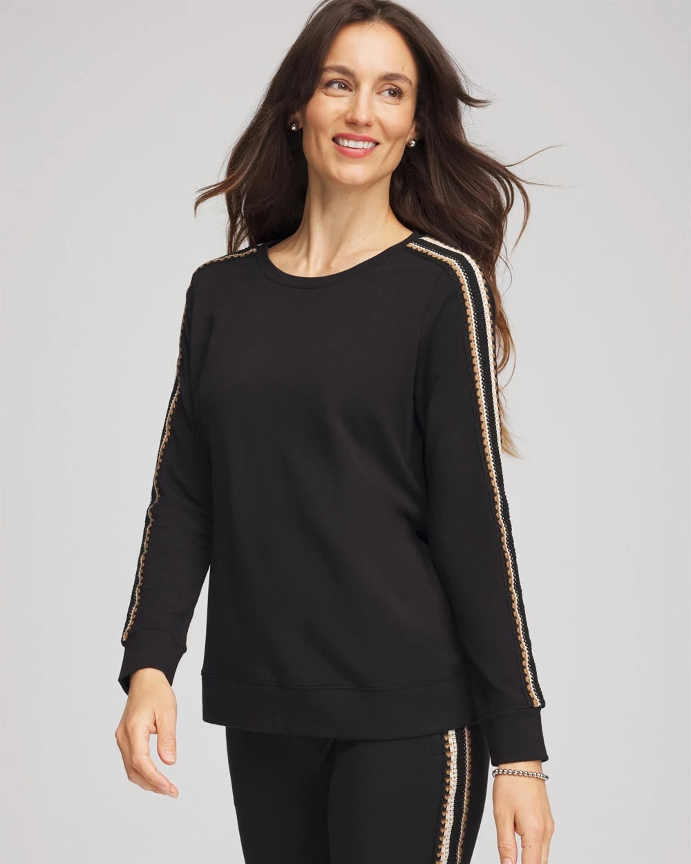 Chico's - Zenergy® Lattice-Trim Pullover Top