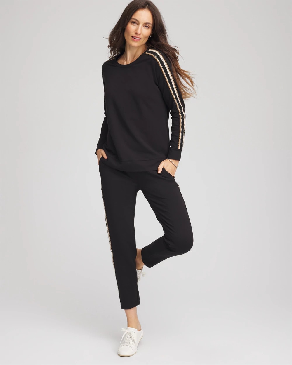 Chico's - Zenergy® Lattice-Trim Pullover Top