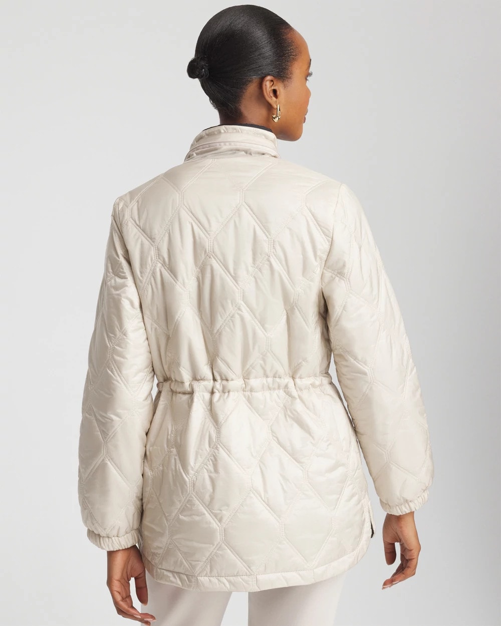 Chico's - Zenergy® Water-Resistant Quilted Anorak Jacket