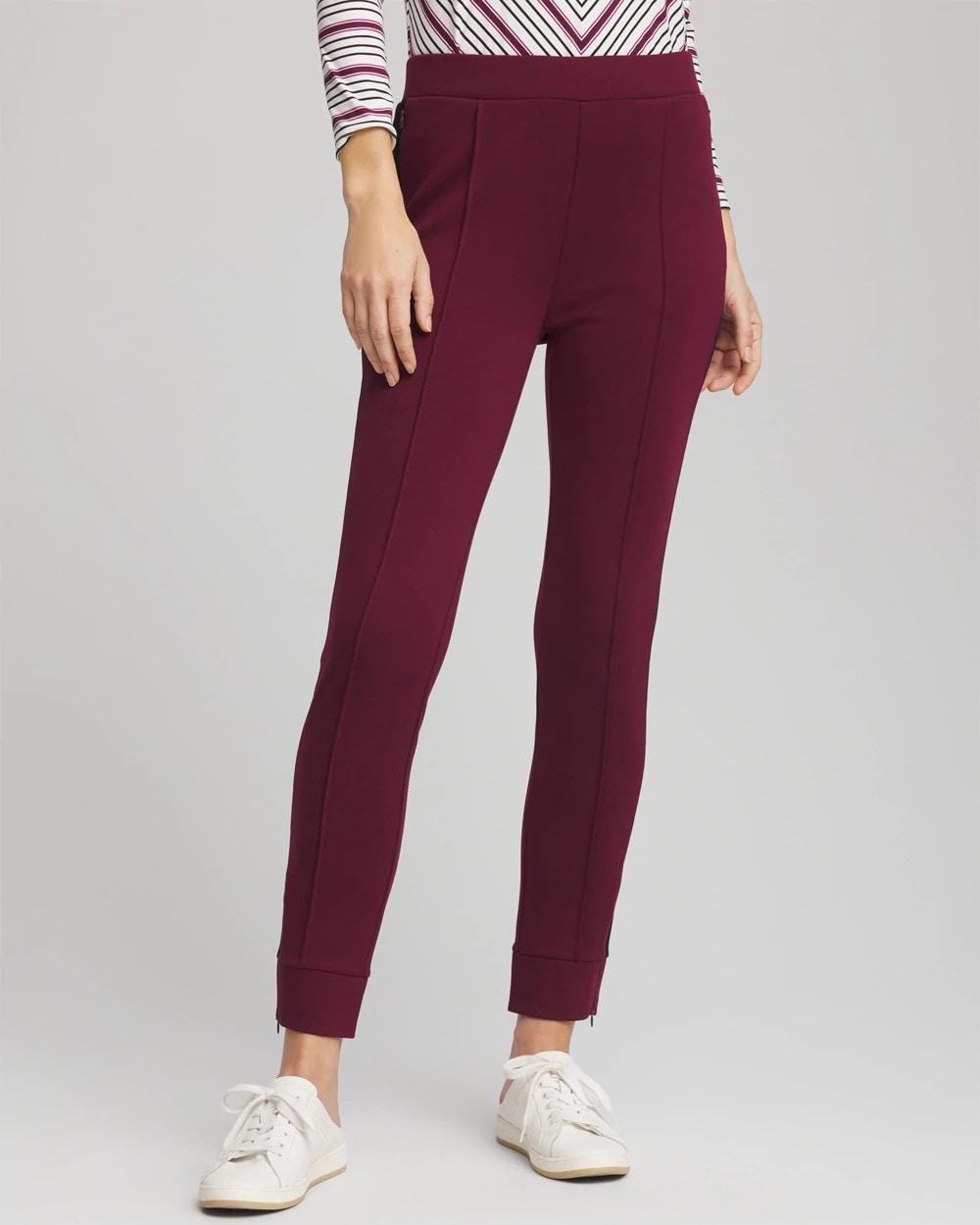 Chico's - Zenergy® Double-Knit Contrast Ankle Pants