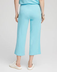 Chico's - Zenergy® French Terry Gauze-Inset Cropped Pants