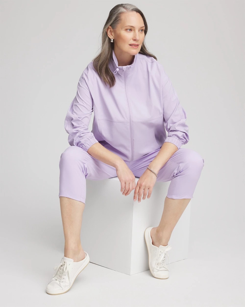 Chico's - Zenergy® UPF Striped Jacket