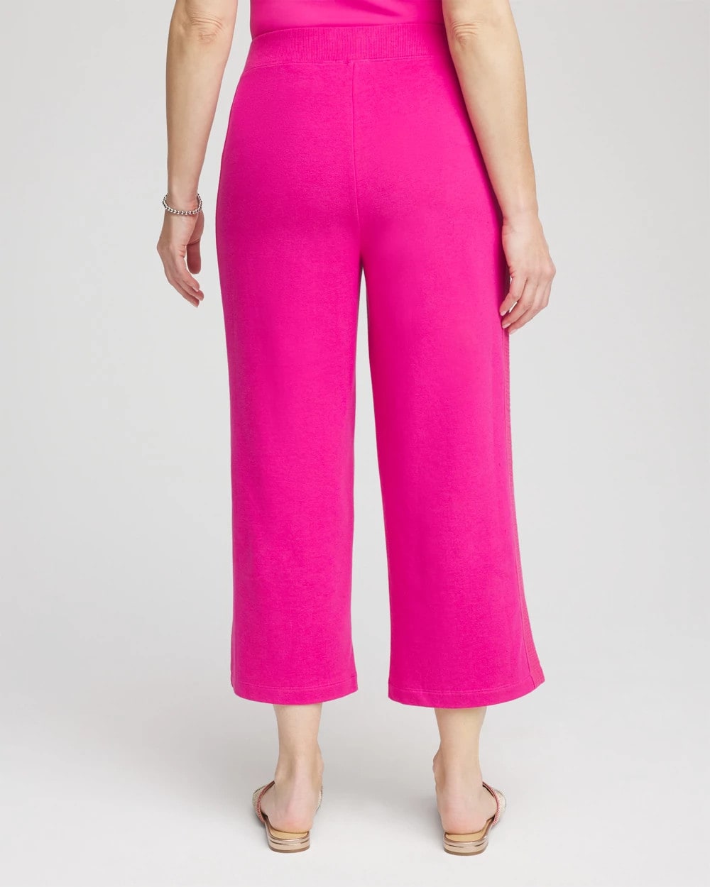 Chico's - Zenergy® French Terry Gauze-Inset Cropped Pants